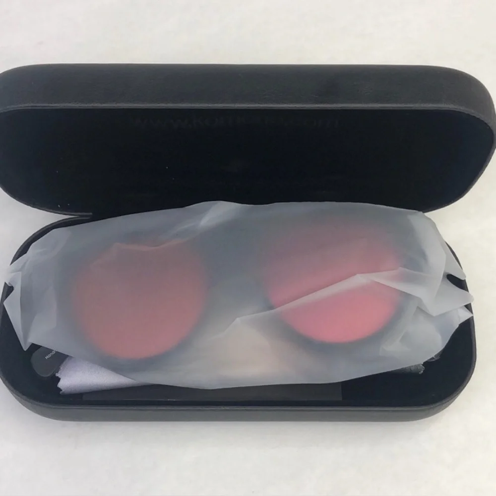 Komono sunglasses NEW Clement Matte Indigo blue tortoise mirrored